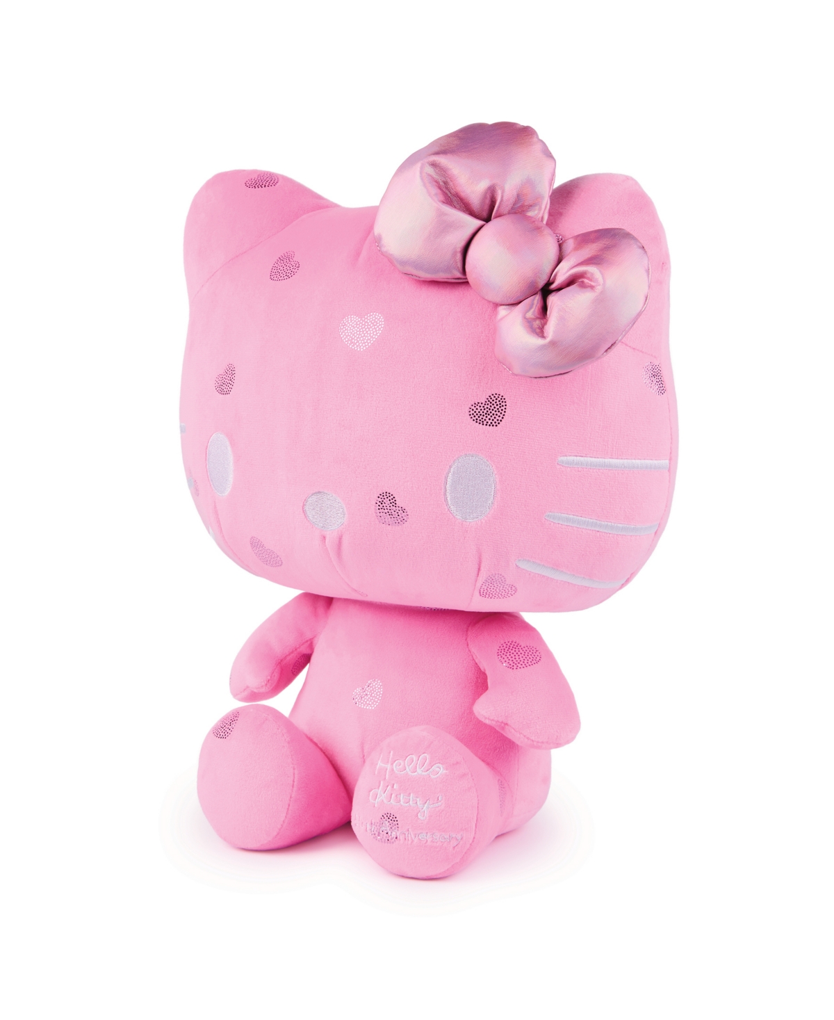 Hello Kitty Gund Sanrio 50th Anniversary Plush, 12" In Multi Color