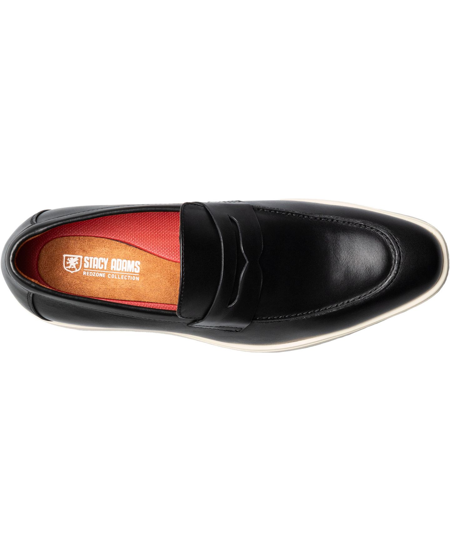 Мужские туфли Stacy Adams Spencer Moc Toe Penny Slip On, цвет: Чёрный — фото 6