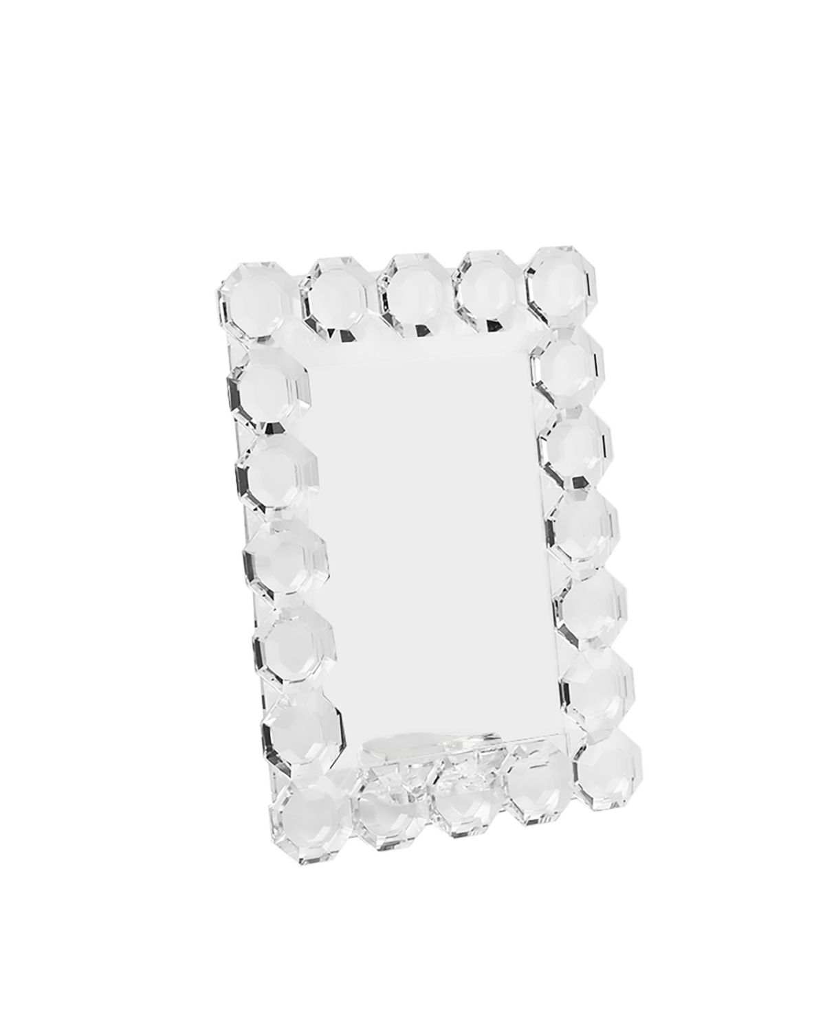 Lainy Home Octagon Crystal Picture Frame, 4'' X 6'' In Clear