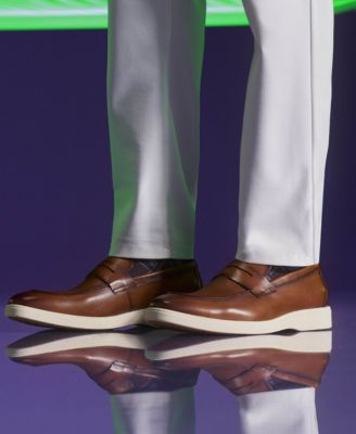 Men's Spencer Moc Toe Penny Slip On Shoes