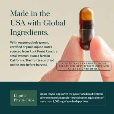 SleepThru – Sleep support with Ashwagandha, Magnolia, Passionflower & Jujube. 60 capsules (30-day supply).