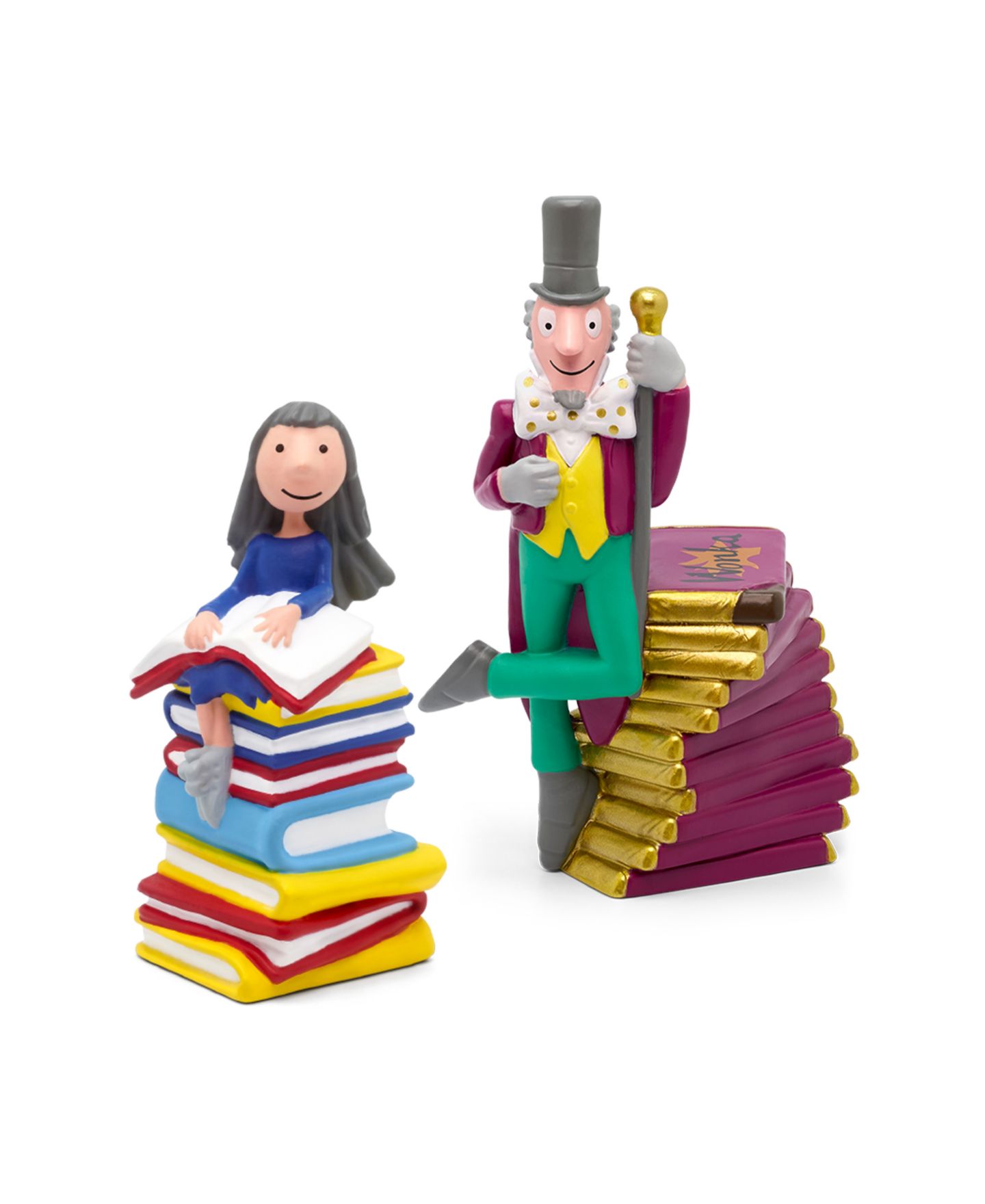 Детские фигурки Tonies Roald Dahl Matilda and Charlie and the Chocolate Factory Audio Figurines, 2-Piece Set, Ages 3+ — фото 1