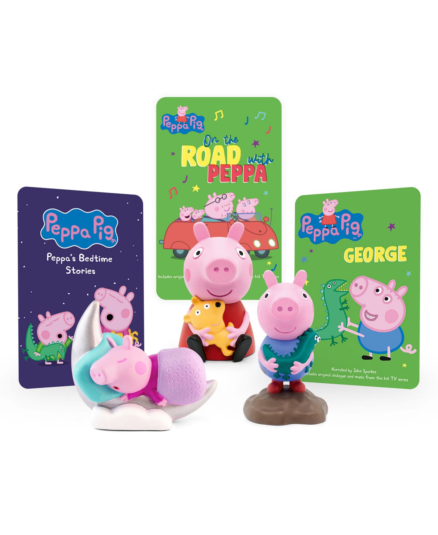 Детская фигурка Tonies Peppa Pig, Peppa George, Peppa Bedtime Stories Audio Figurine — фото 6