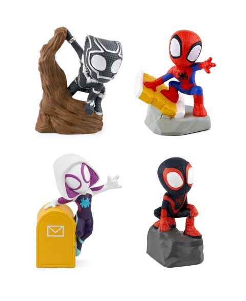 Детские фигурки Tonies Marvel's Spidey Screen-Free 4-Piece Audio Figurine Set, Ages 3+