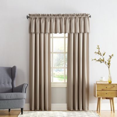 Grant Room Darkening Rod Pocket Curtain Valance