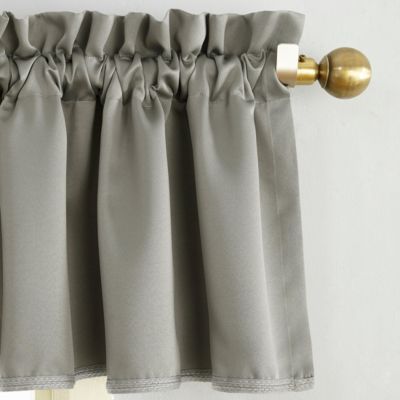 Grant Room Darkening Rod Pocket Curtain Valance