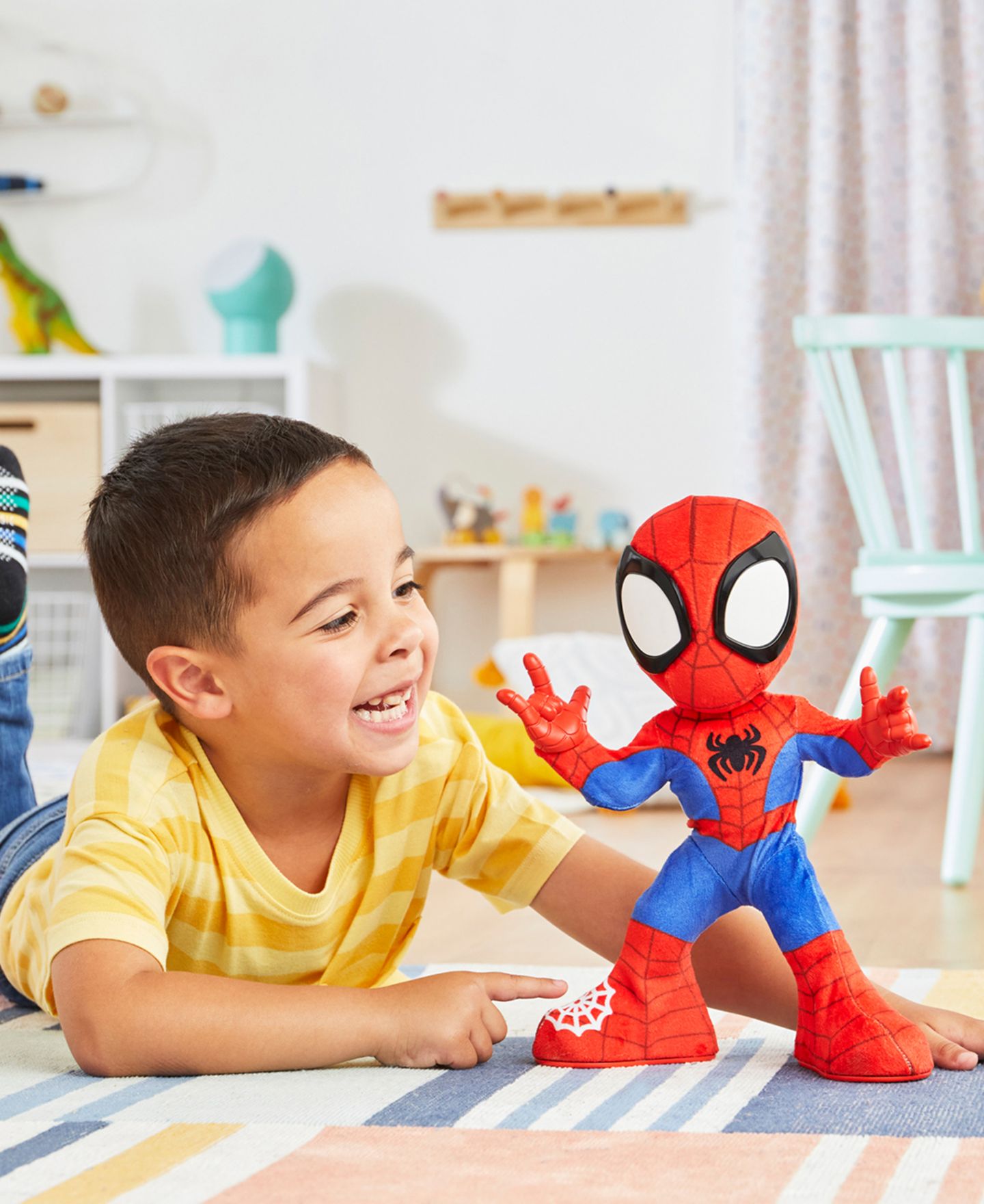Детские мягкие игрушки Spidey and His Amazing Friends Dance N' Crawl Spidey — фото 5
