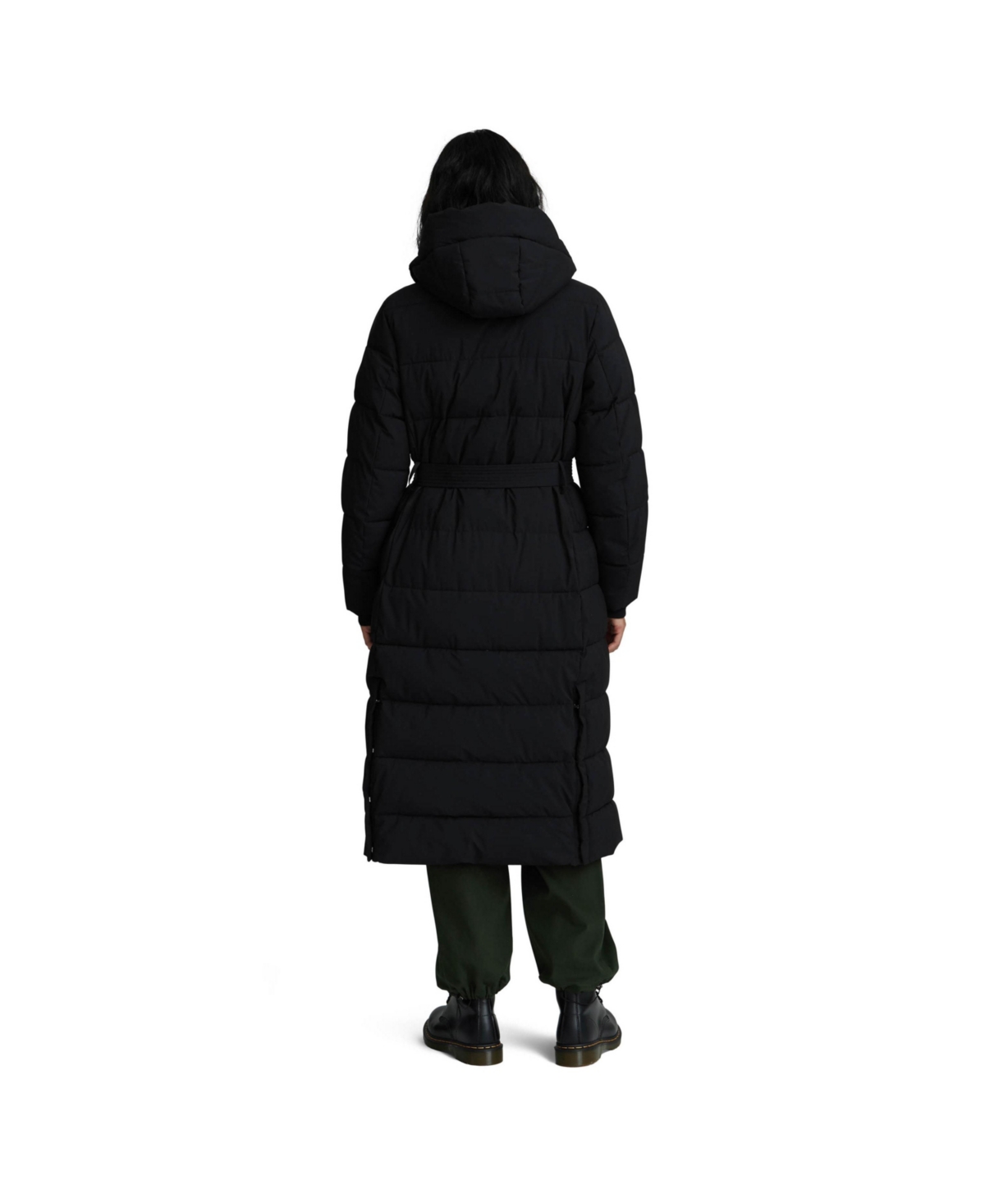 Nvlt Women's Longline Belted Puffer