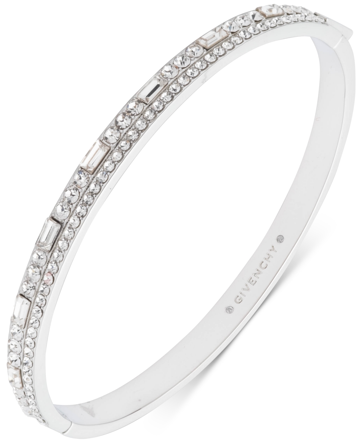 Givenchy Mixed Stone Pave Bangle Bracelet