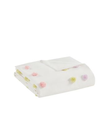 Cora Pompom Clip Jacquard 3-Pc. Comforter Set, Full/Queen