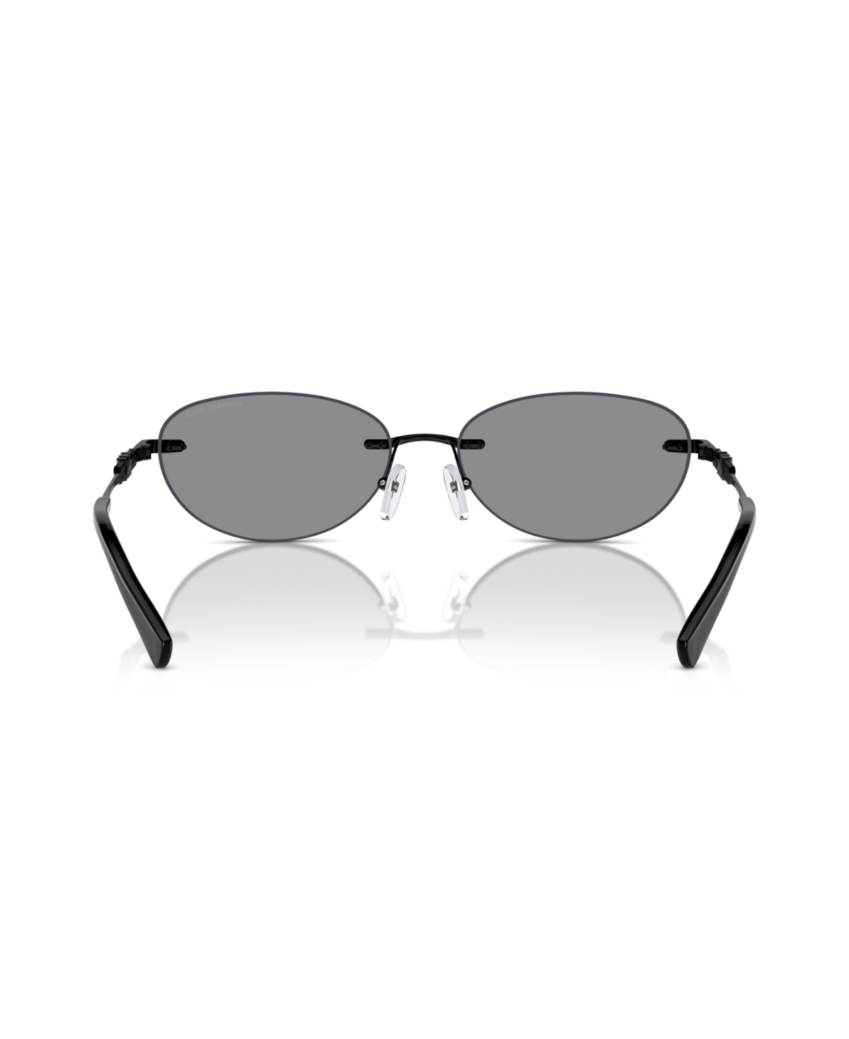 Michael Kors Woman Sunglass Mk1151 Manchester In Grey Solid Back Mirror