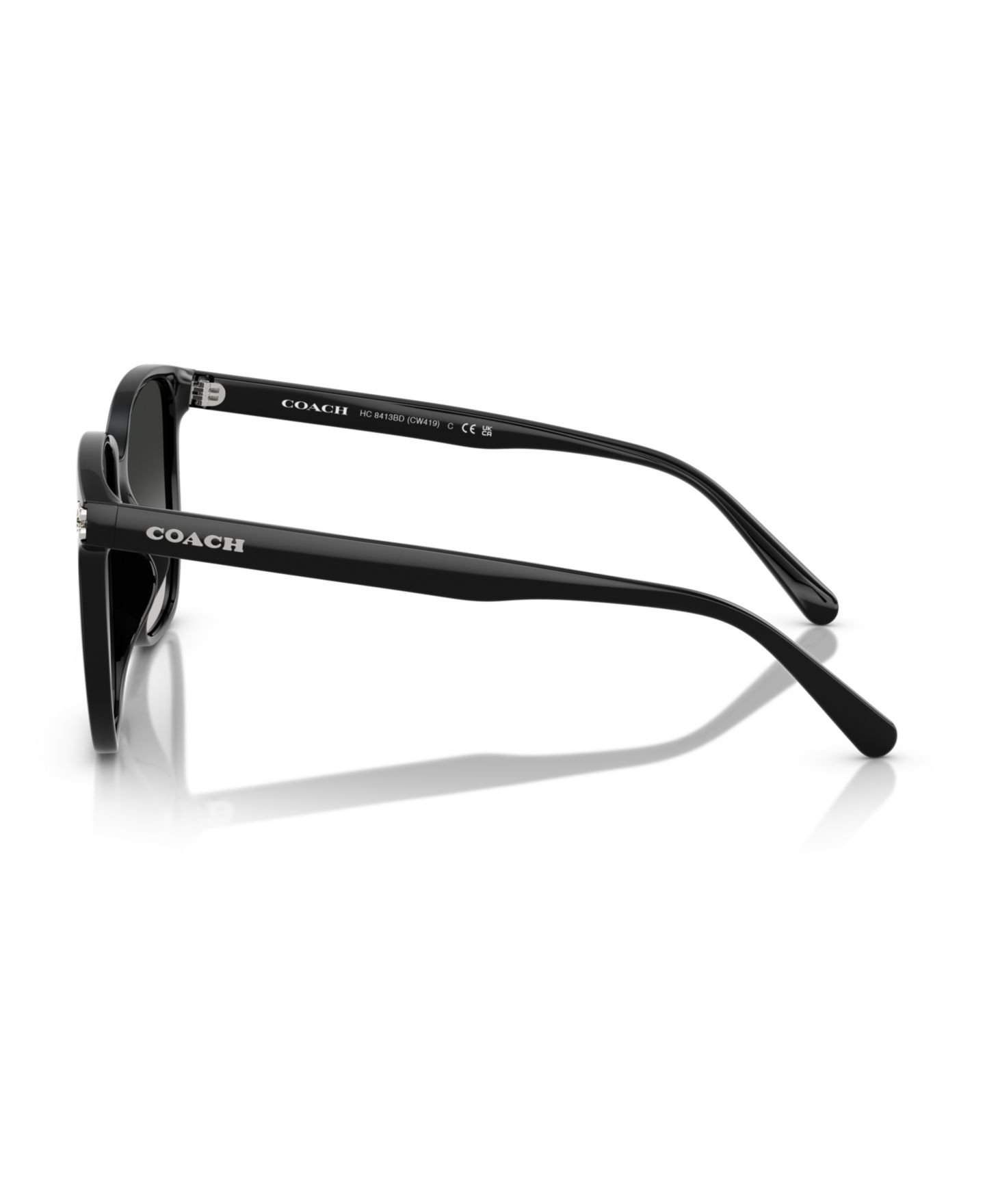 Женские солнцезащитные очки COACH Sunglasses, CW419 HC8413BD, цвет: Чёрный — фото 3