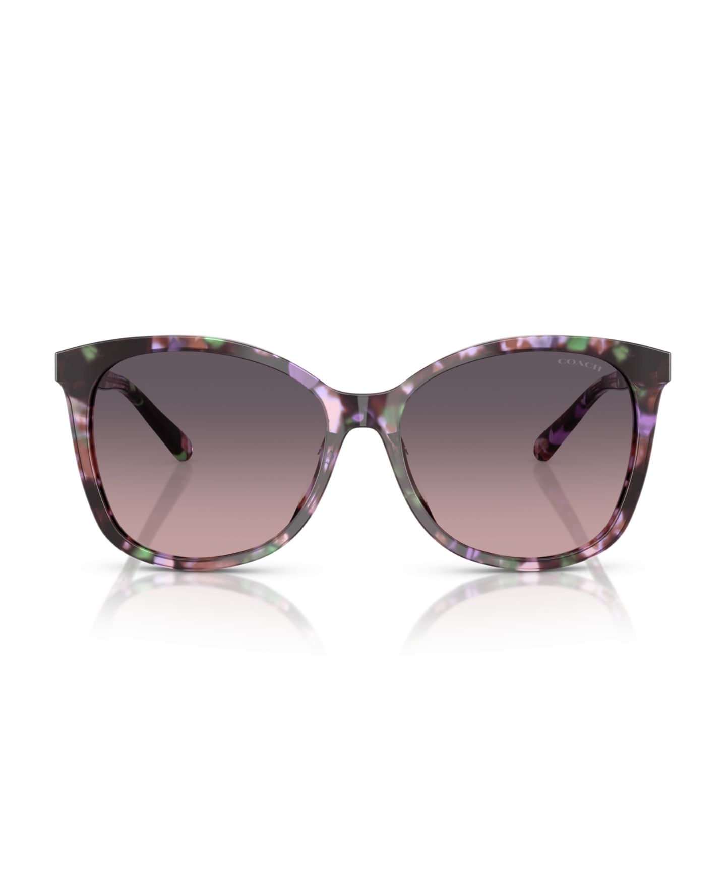 Женские солнцезащитные очки COACH Sunglasses, L1101, цвет: Жемчужный черепаховый — фото 2