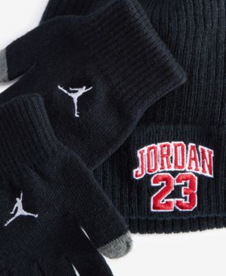 Big Kids 23 Jersey Beanie Set