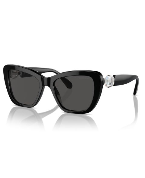 Женские солнцезащитные очки Swarovski Sunglasses SK6018, цвет: Чёрный