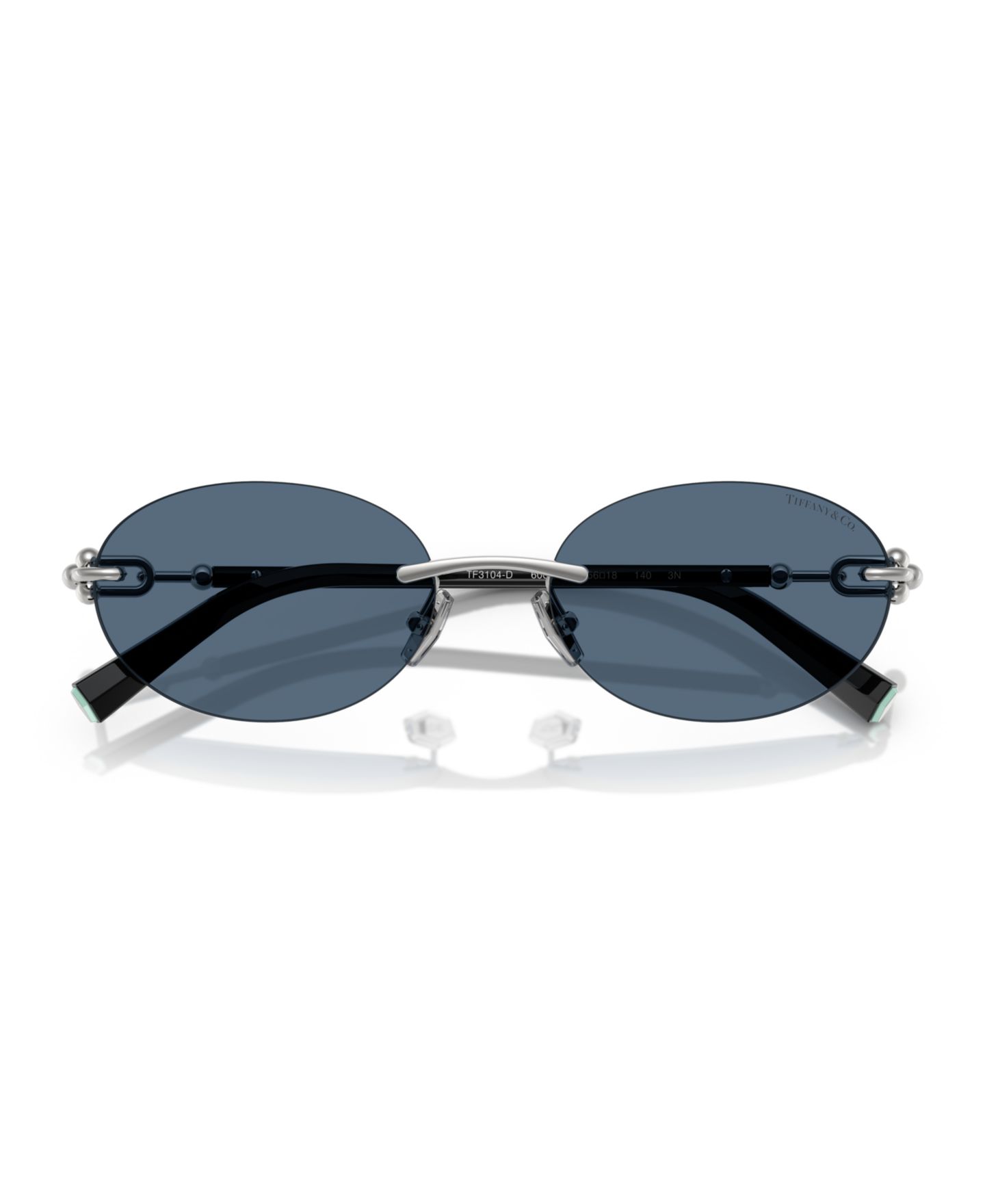 Солнцезащитные очки Tiffany & Co. Unisex Sunglasses TF3104D, цвет: Серебряный — фото 5