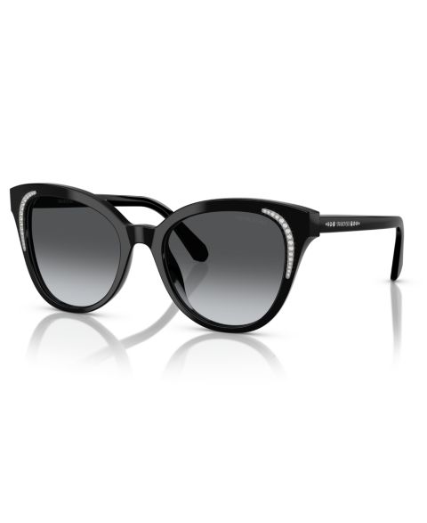 Женские солнцезащитные очки Swarovski Polarized Sunglasses SK6031, цвет: Чёрный