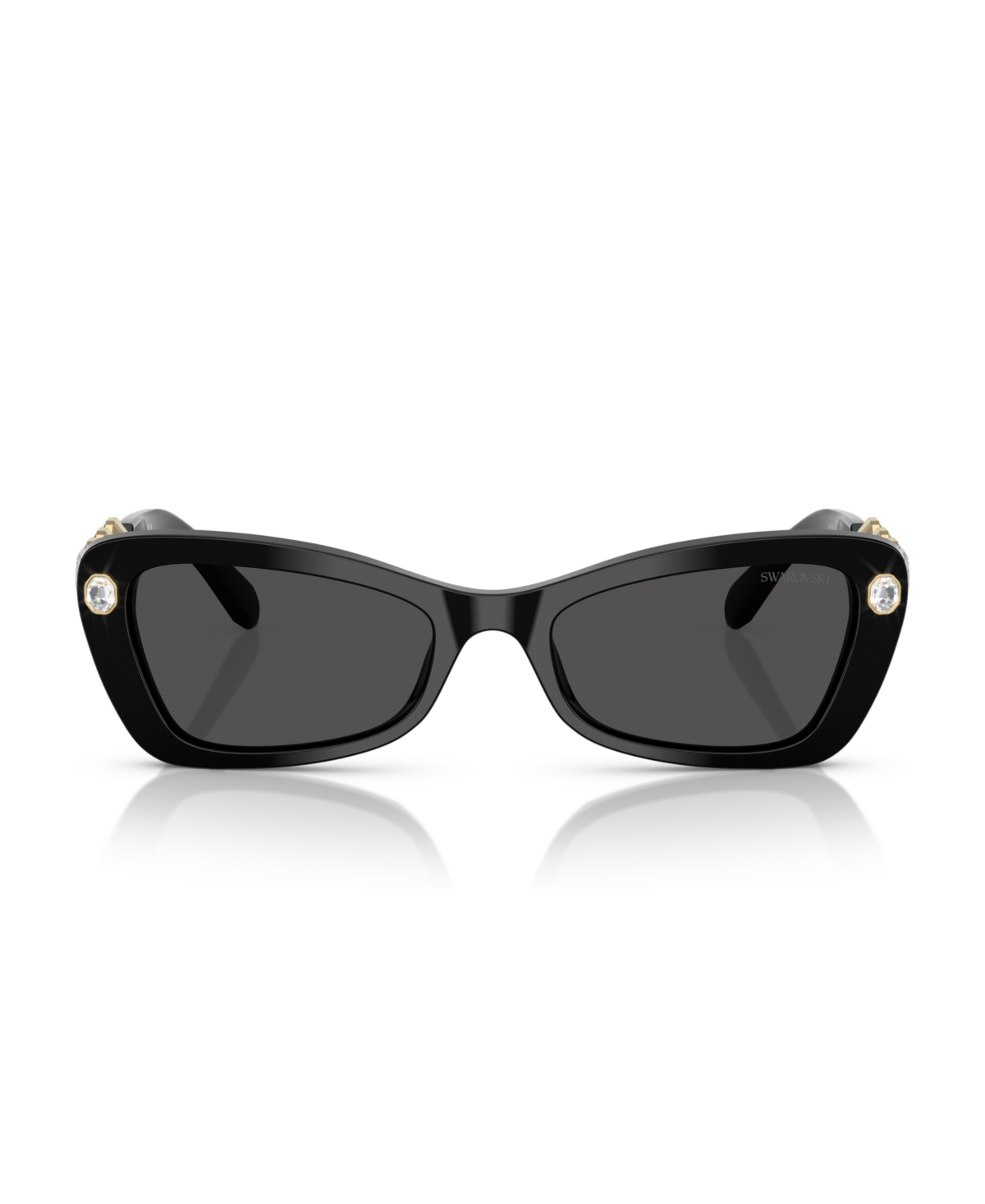 Swarovski Crystal-embellished Tortoiseshell-effect Sunglasses In Havana