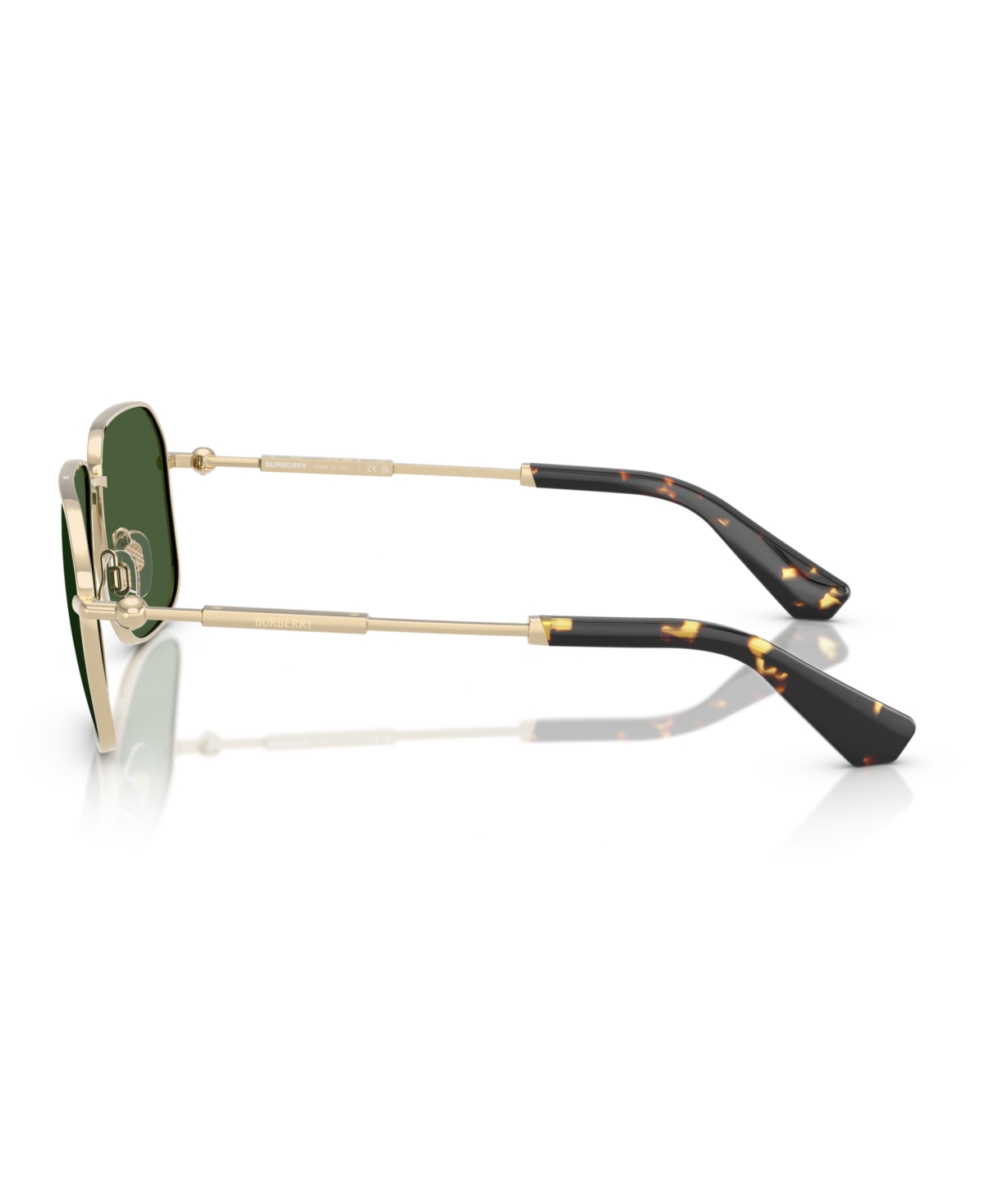 Burberry Man Sunglass Be3159 In Light Gold