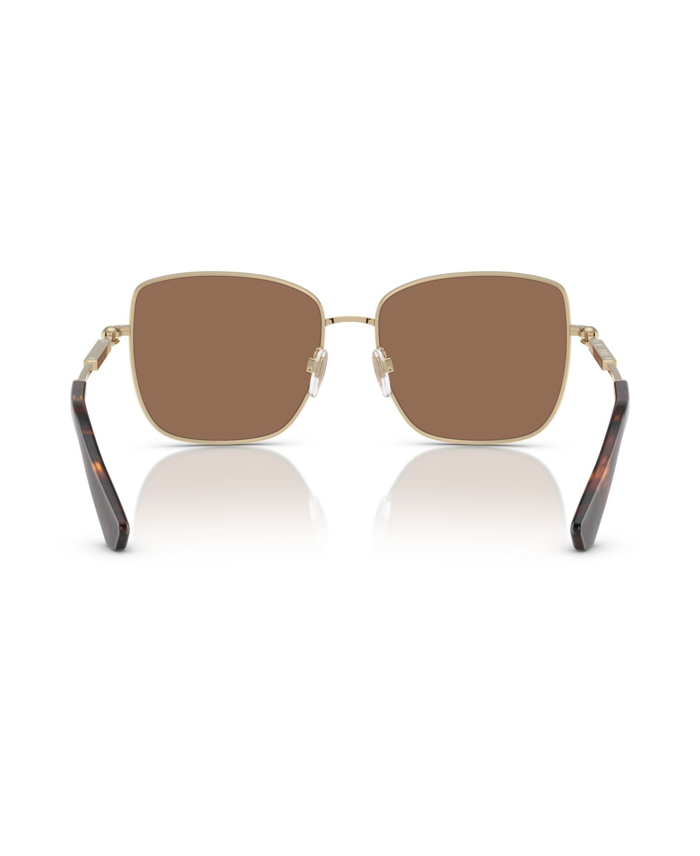Женские солнцезащитные очки Burberry Sunglasses BE3158, цвет: Тёмный коричневый — фото 4