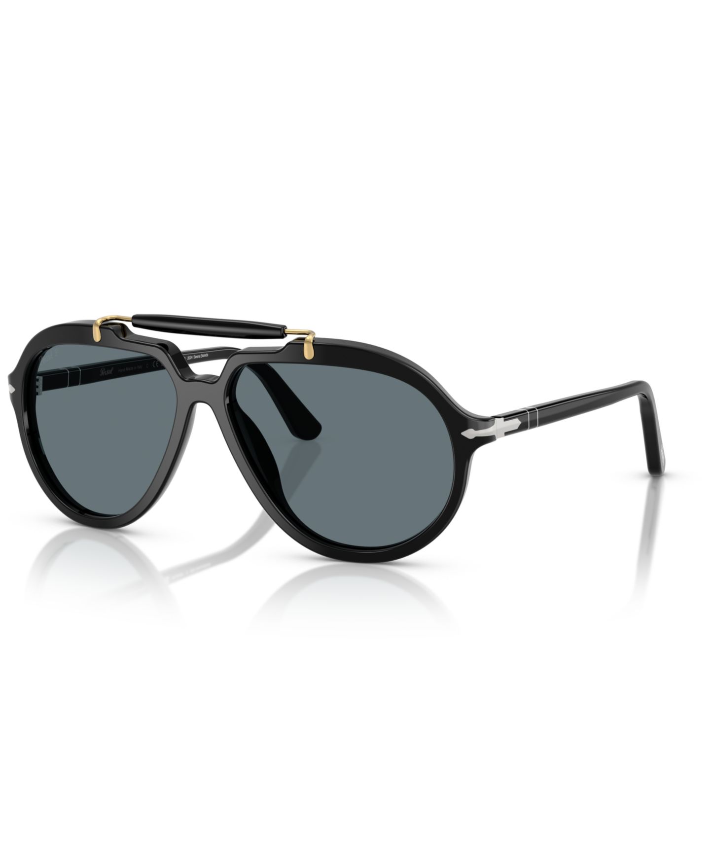 Солнцезащитные очки Persol Unisex Polarized PO0202S, цвет: Чёрный — фото 1
