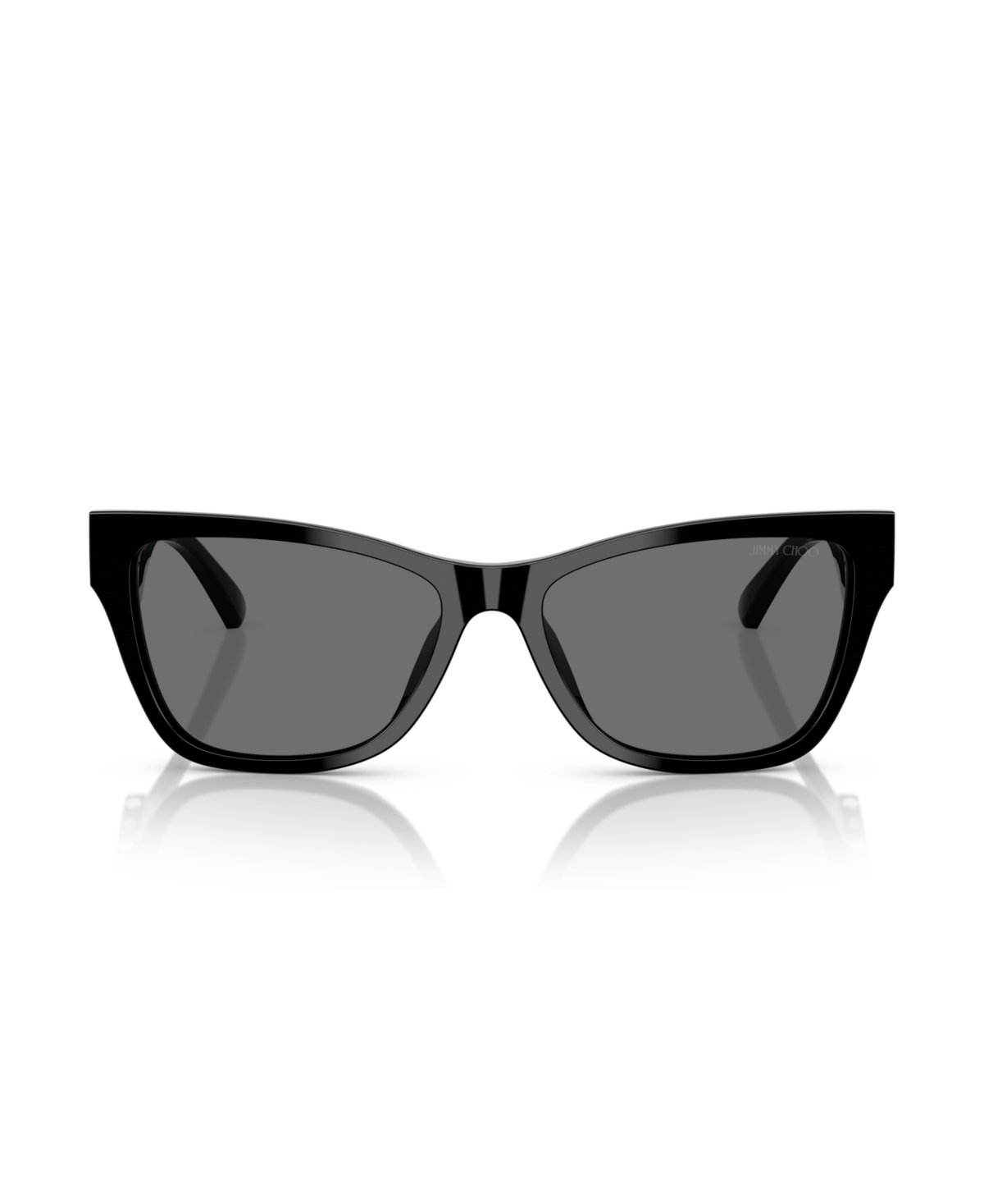 Jimmy Choo Logo-print Sunglasses In Black
