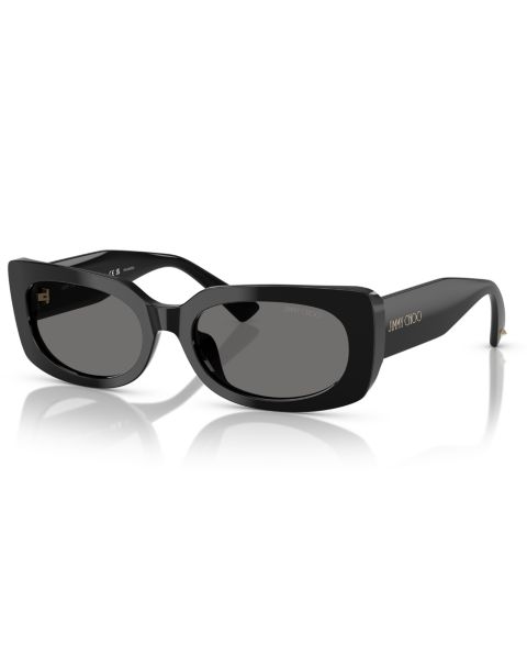 Женские солнцезащитные очки Jimmy Choo Polarized Sunglasses JC5029U, цвет: Чёрный