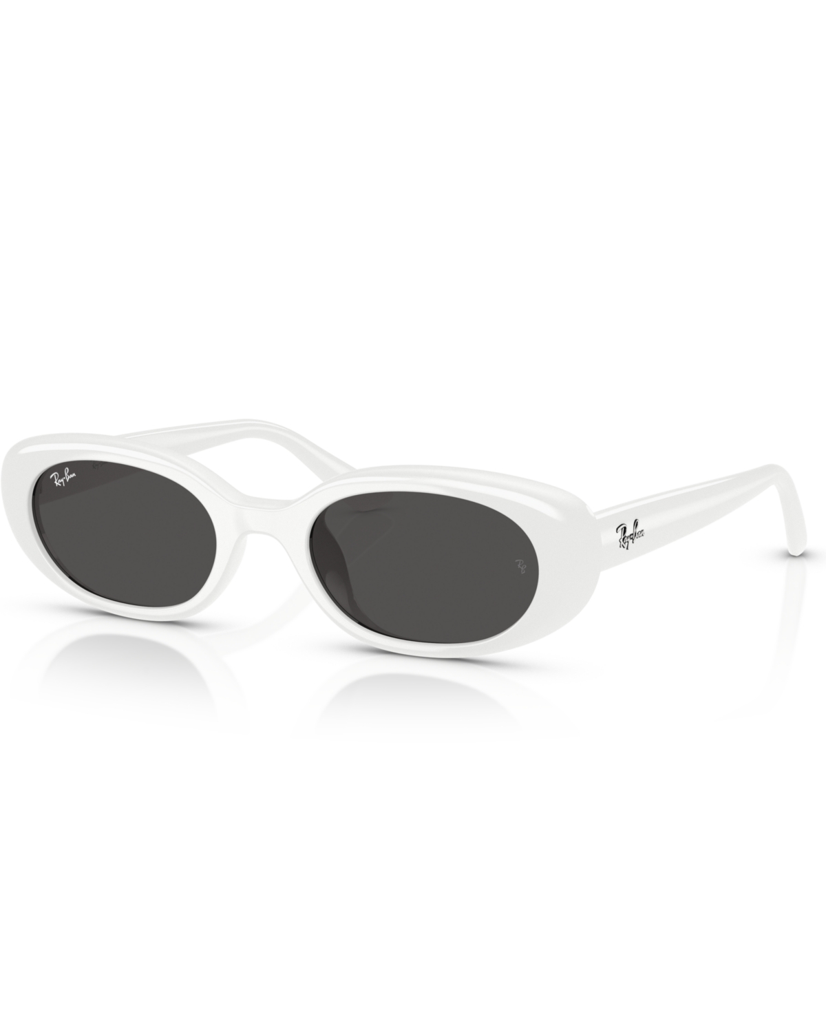 Ray Ban Rb4457d Bio-based Sonnenbrillen Weiss Fassung Grau Glas 55-19 In White