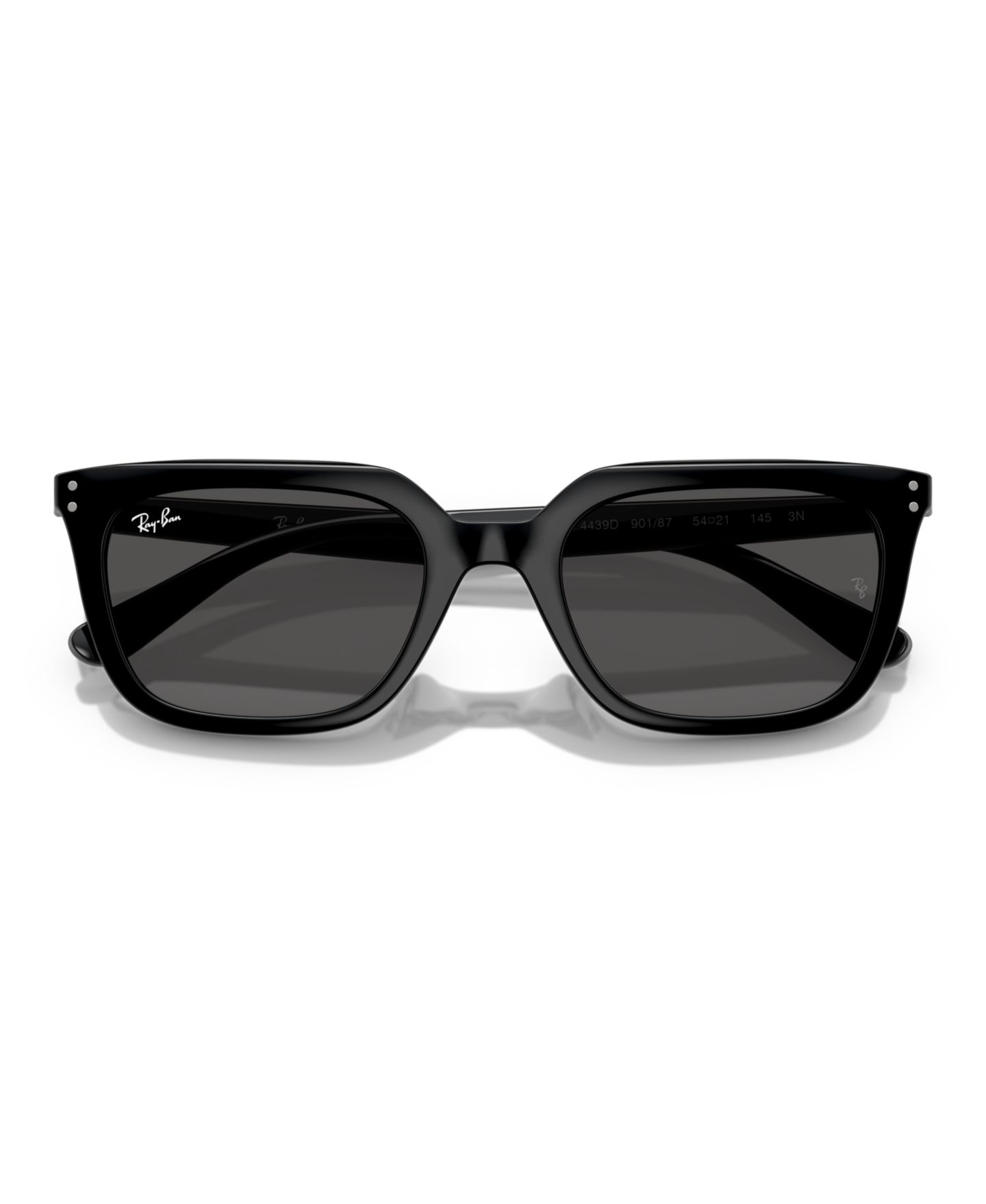 Солнцезащитные очки Ray-Ban Unisex Round Sunglasses, RB4439D, цвет: Чёрный — фото 6