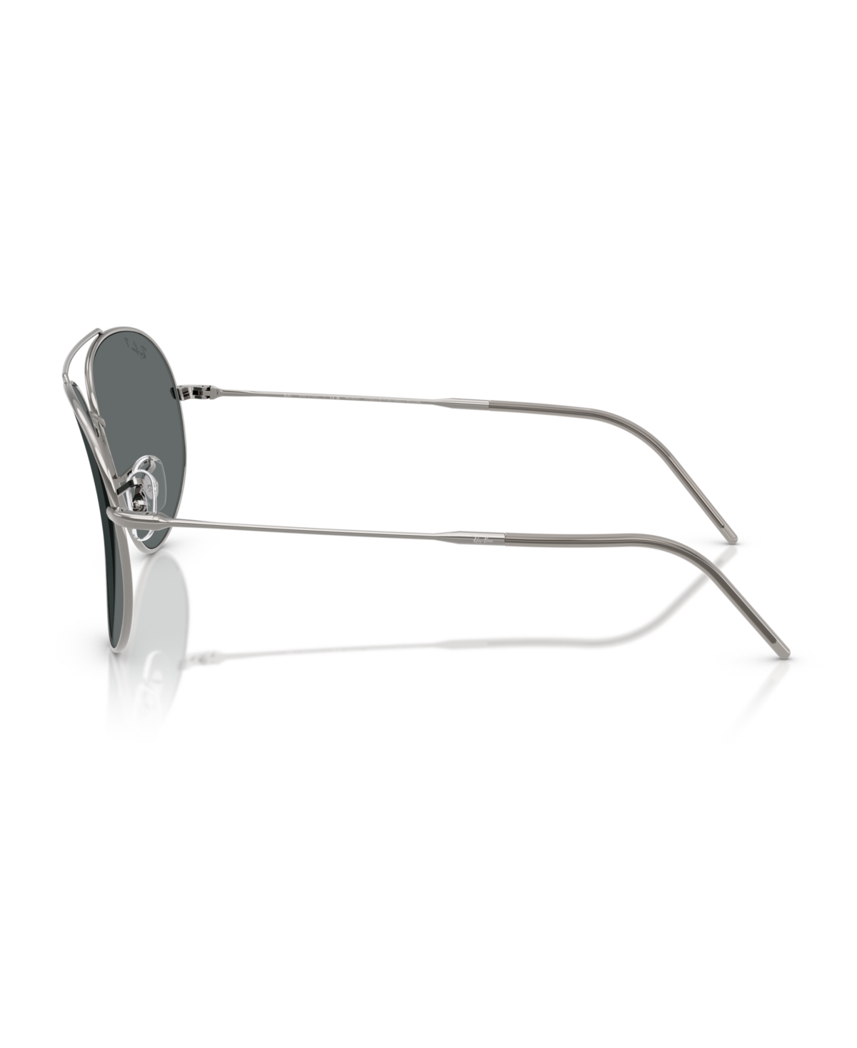 Ray Ban Unisex Aviator Reverse Polarized Sunglasses, Rbr0101s In Gray