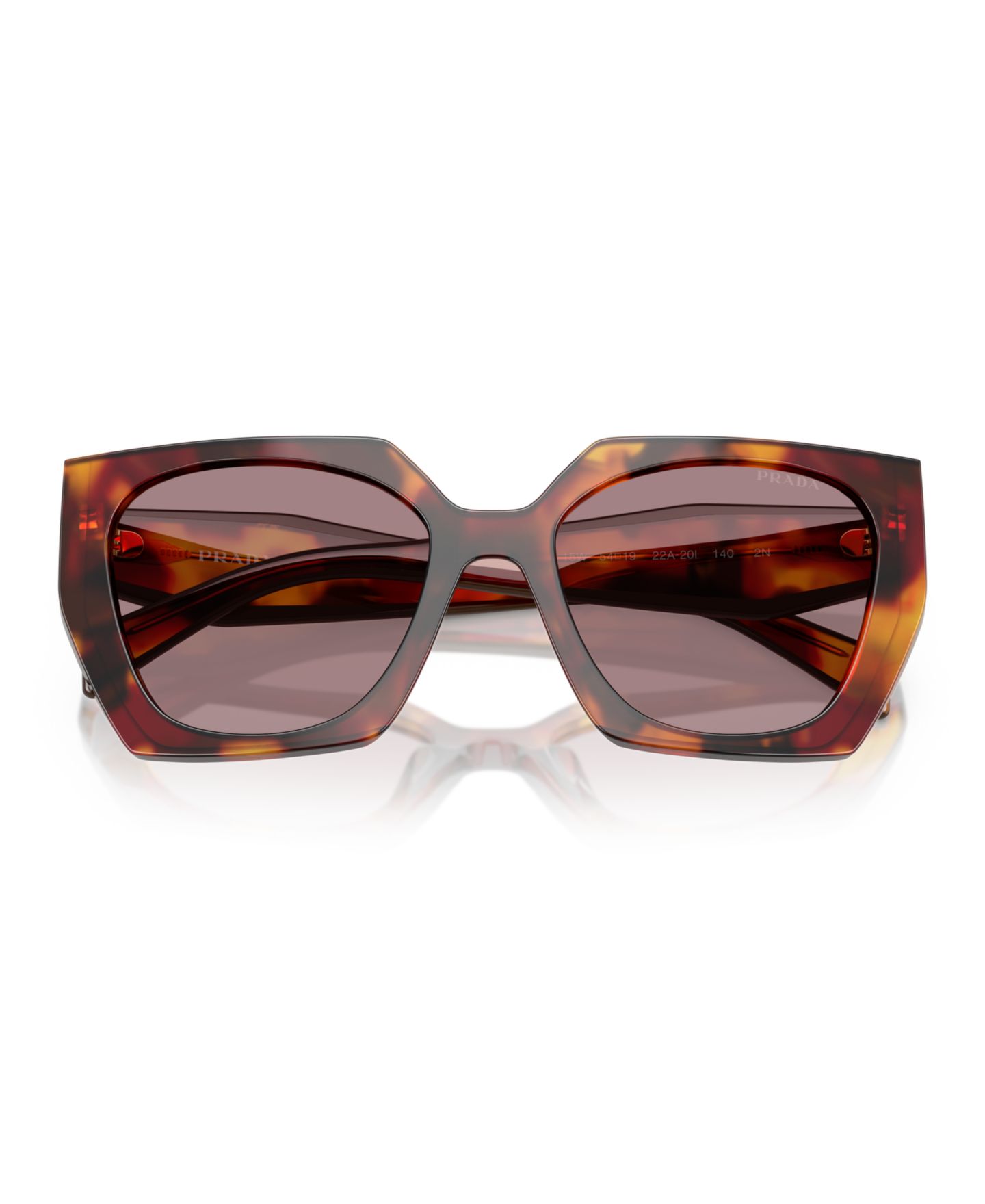 Женские солнцезащитные очки PRADA Sunglasses PR 15WS, цвет: Розовато-лиловый черепаховый — фото 2
