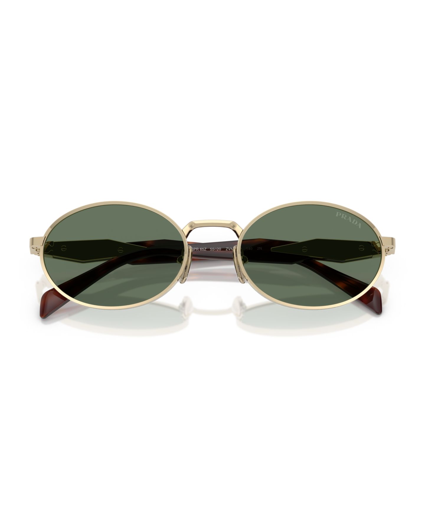Женские солнцезащитные очки Prada Sunglasses PR65ZS, цвет: Тёмный зелёный — фото 4