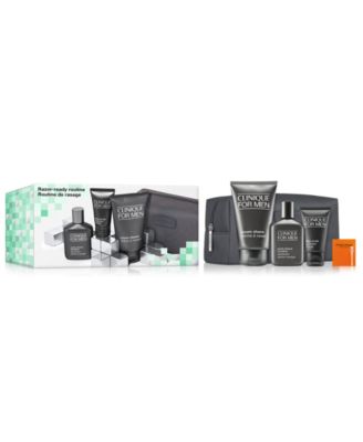Clinique For Men スキンケアセット Clinique Men's 5-Pc. Razor-Ready Routine Men's Skin Care Set - Macy's