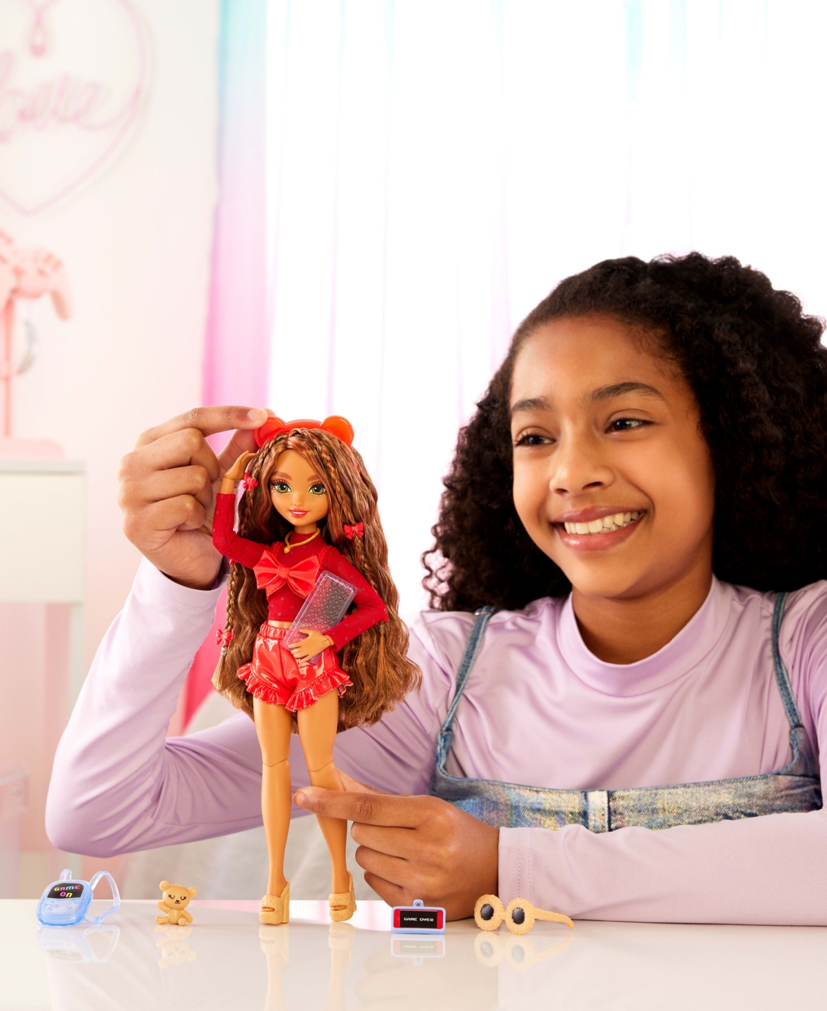 Barbie Dream Besties Teresa Fashion Doll With Video Game Themed Accessories In Multi-color