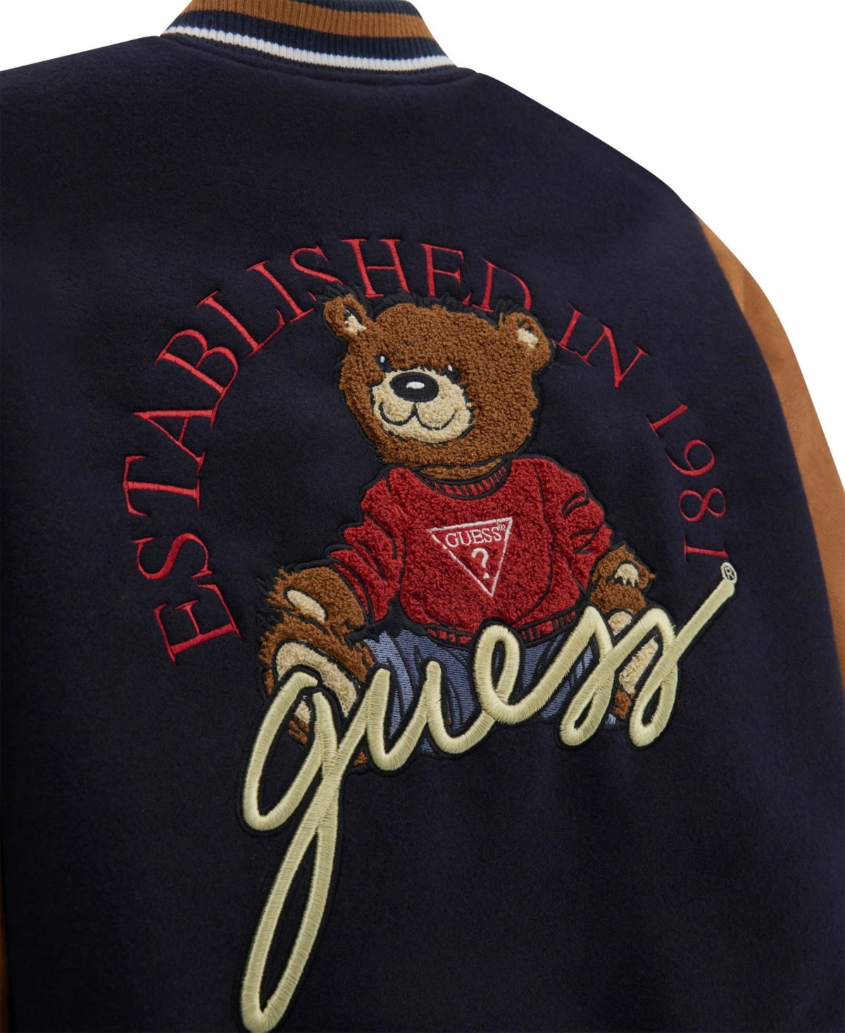 Guess Big Boy Long Sleeve Padded Bomber Jacket