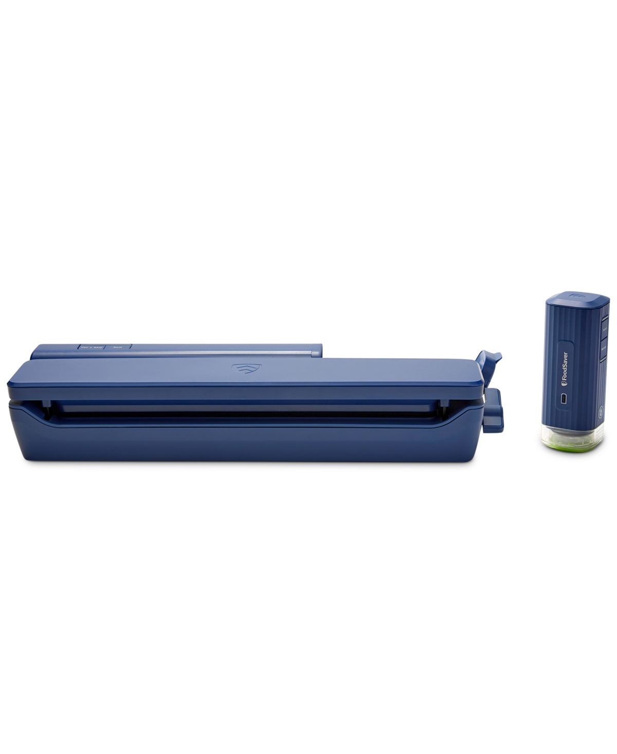 Foodsaver Handheld+ 2-in-1 Countertop Vacuum Sealer System In Matte Indigo Blue