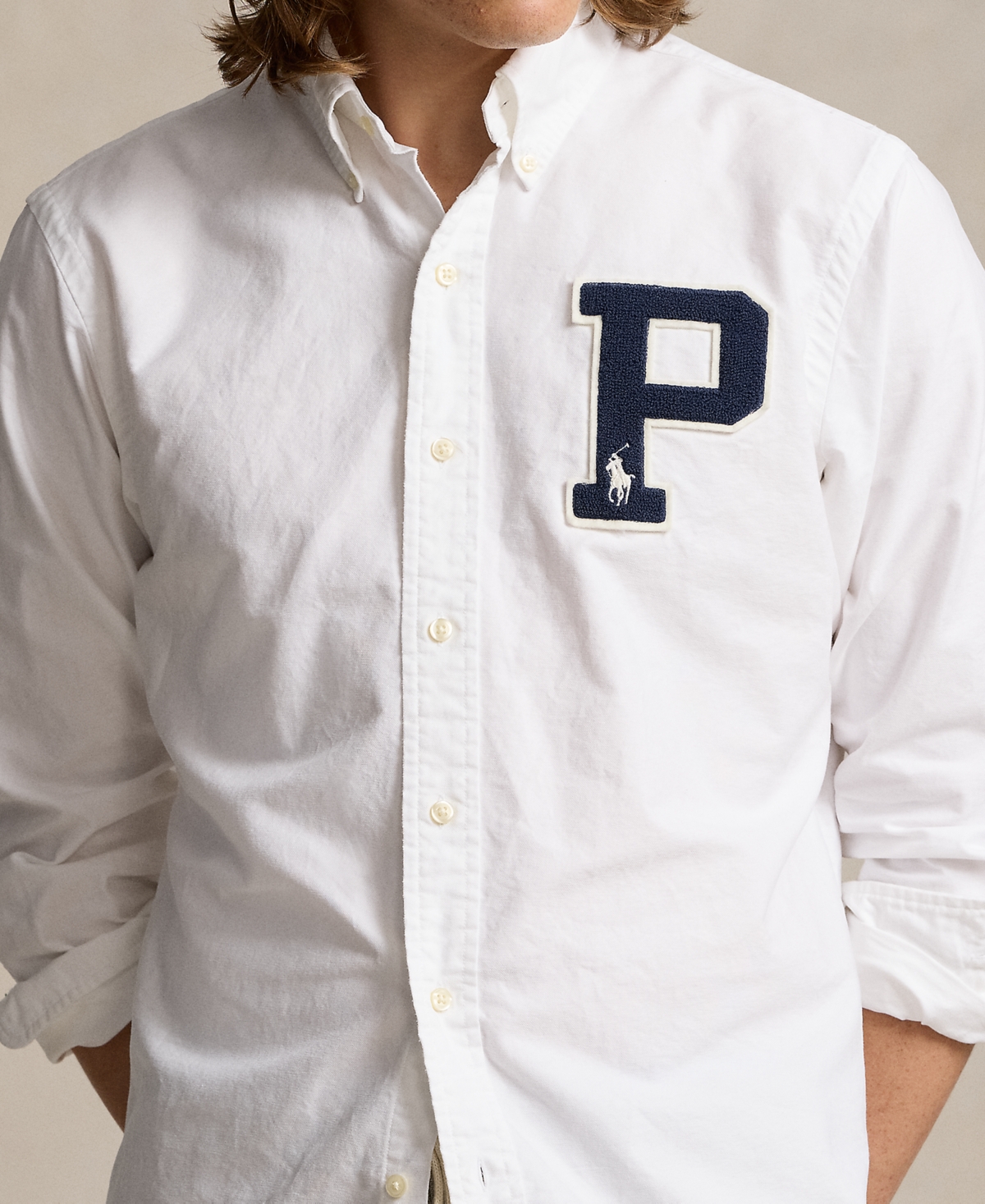 Polo Ralph Lauren Men's Classic-Fit Logo Patch Oxford Shirt