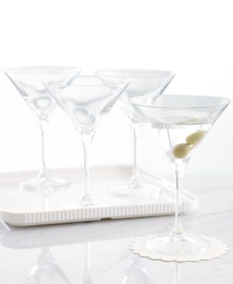 Martha Stewart Collection - "" Martini Glasses, Set of 4