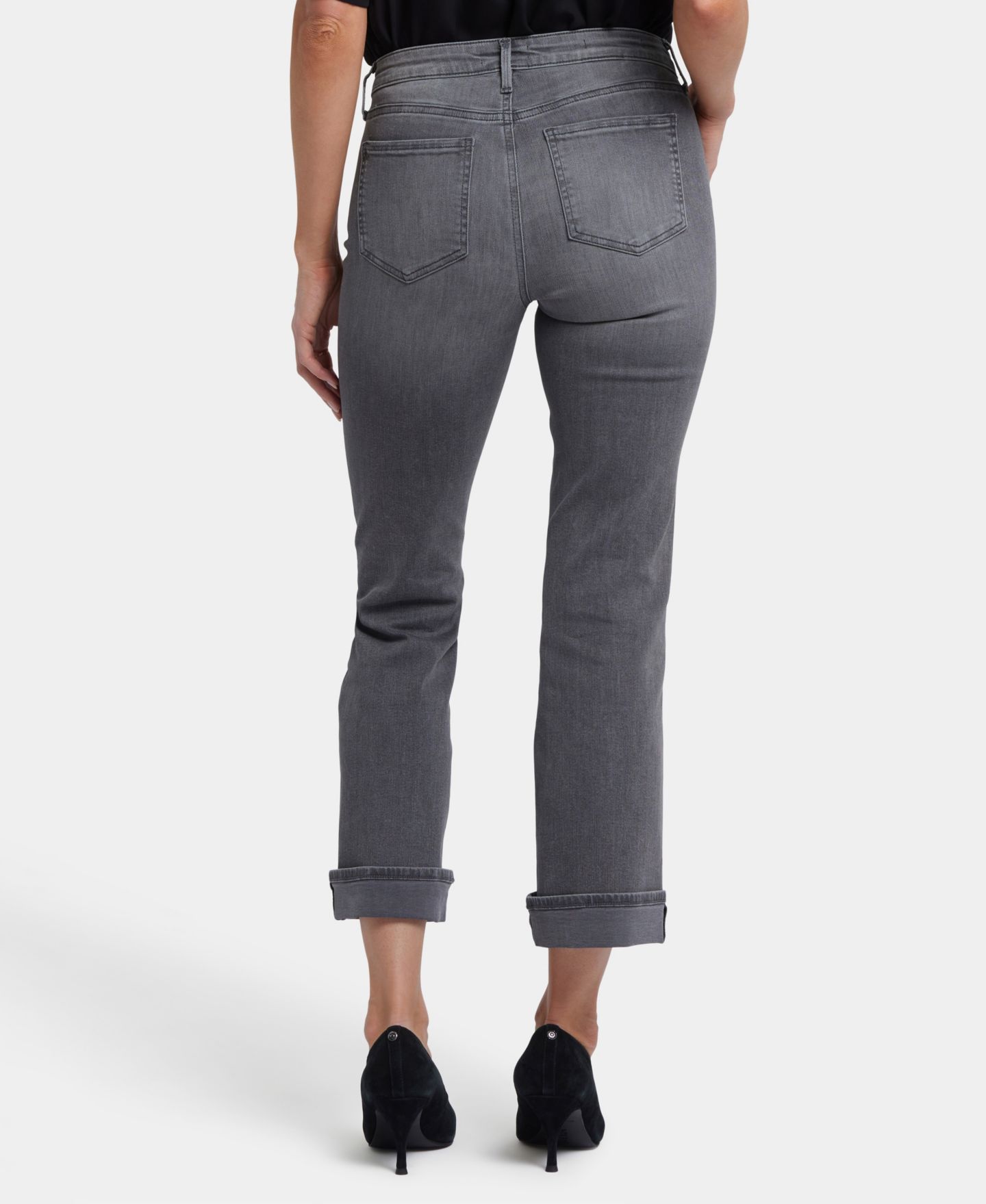 Женские джинсы NYDJ Barbara Bootcut Ankle, цвет: Серый — фото 2