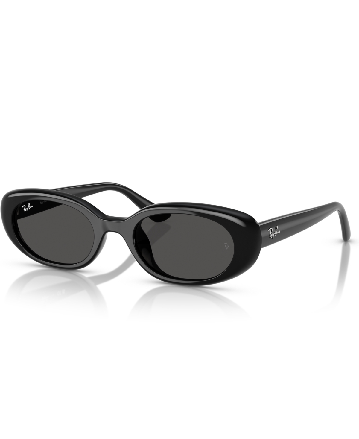 Ray Ban Rb4441d Bio-based Sunglasses Black Frame Grey Lenses 53-21 In Black