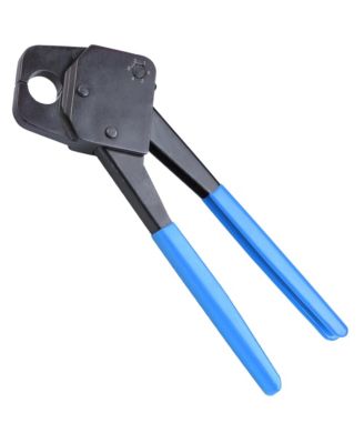 1/2" 3/4" PEX Crimper Set Tube Crimping Tool Kit with Go/no Go Gauge Pipe Cutter