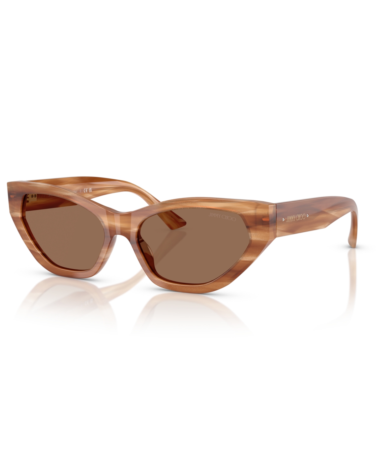 Jimmy Choo Women's Sunglasses Jc5022b In Striped Havana