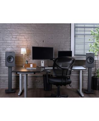 SX22 22" Tall Fillable Speaker Stands with Isolation Feet