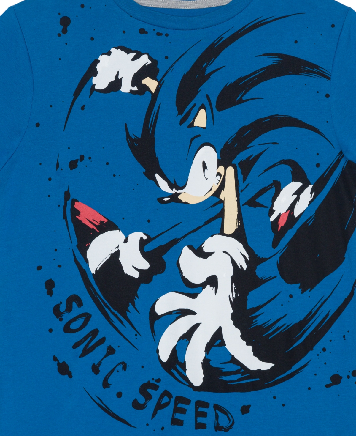 Sonic Big Boys Twofer Graphic T-shirt -Grey