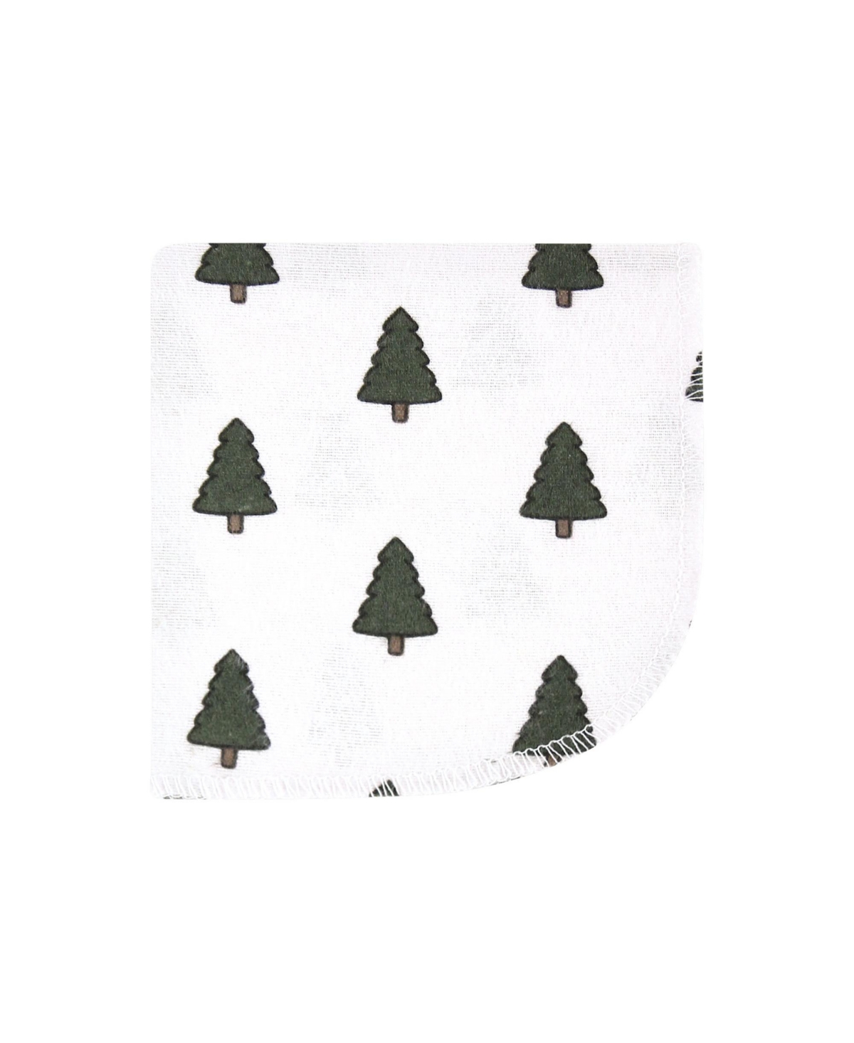 Hudson Baby Infant Boy Flannel Cotton Washcloths, Wild Forest 10-Pack, One Size - Wild forest 10-pack