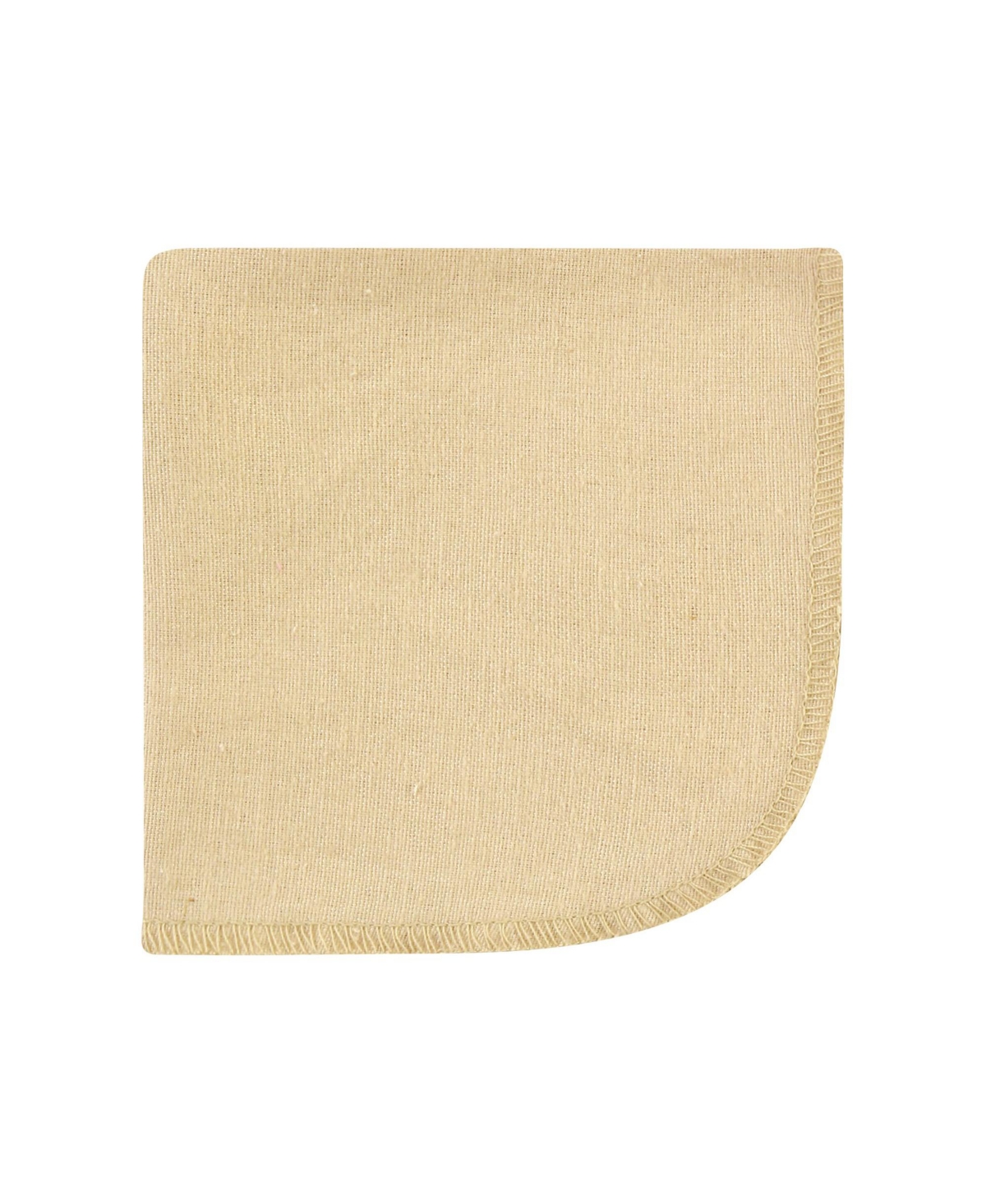 Hudson Baby Flannel Cotton Washcloths, Brown Bear 10 Pack, One Size - Brown bear 10 pack
