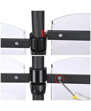 Brochure Holder for Dual Use Prize Wheel Clear Acrylic Display Stand Tradeshow