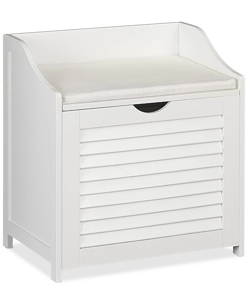 Household Essentials Single Load Cabinet Hamper Seat Reviews