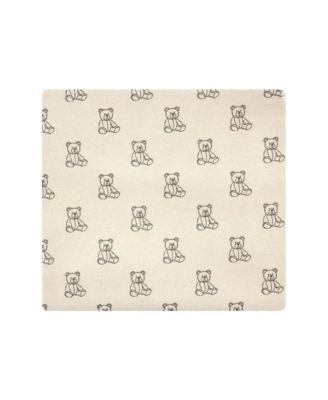 Soft 4 Piece Cotton-Poly Flannel Receiving Blankets