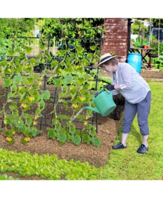 74 Inch Tall Garden Trellis for Flower Vine Vegetable Fruit Pea